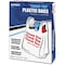 Cosco Thank You Plastic Bags, .55 Mil, 11"x22", 250/BX, White 250PK COS063036 - alternate 2